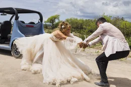 Eine Hochzeit voller Pleiten, Pech und Pannen: Jennifer Lopez als Darcy Rivera und Josh Duhamel als Tom Fowler