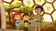 v.li.: Gwen, Ben, Mary Jo
