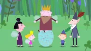 v.li.: Nanny Plum, Holly, King Thistle, Ben, Wise Old Elf v.li.: Nanny Plum, Holly, King Thistle, Ben, Wise Old Elf