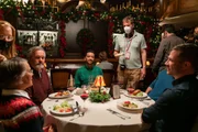 l-r: Amanda Bearse, George Dvorsky, Jai Rodriguez, Nicholas Stoller (director), Luke Macfarlane