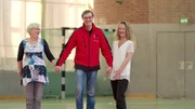 Jana Raschmann, Matthias Freydank und Cosima Heinold aus Potsdam &ndash; Treffen nach &uuml;ber 30 Jahren.