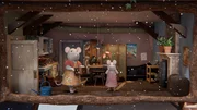 Julias Mutter (l.) und Julia (r.) betrachten staunend den Schneefall. Auf ihrer Heimatinsel im Süden gab es niemals Schnee. Julias Mutter (l.) und Julia (r.) betrachten staunend den Schneefall. Auf ihrer Heimatinsel im Süden gab es niemals Schnee.