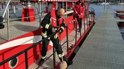 L&ouml;schboot von der Feuerwache Spandau-S&uuml;d.