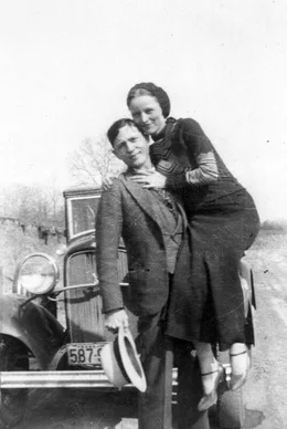 Clyde Barrow, Bonnie Parker.