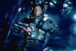 Es gibt nur noch eine einzige Chance die Menschheit retten: Ein Mann - Harry (Bruce Willis) - muss auf dem Asteroiden zur&uuml;ck bleiben, um den Sprengkopf manuell zu z&uuml;nden. den Heldentod.