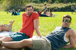 l-r: Bobby (Billy Eichner) and Aaron (Luke Macfarlane)
