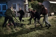 NSU-Filmreihe: Bild zeigt Skinhead-Gruppe. In Kooperation von SWR, WDR, BR, ARD Degeto und MDR sollen die Ereignisse um die NSU Morde aus verschiedenen Blickwinkeln in drei Filmen erz&auml;hlt werden.