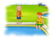 Caillou (li.) macht mit seiner Kindergartengruppe einen Ausflug ins Schwimmbad. Caillou (li.) macht mit seiner Kindergartengruppe einen Ausflug ins Schwimmbad.