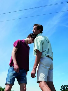 Elio (Timoth&eacute;e Chalamet, l.); Oliver (Armie Hammer, r.)