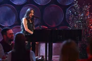 Pianistin Ladyva beim Schlager-Spa&szlig; mit Andy Borg.