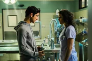 Scott McCall (Tyler Posey) und Melissa McCall (Melissa Ponzio)