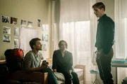(v.li.): L&eacute;on Orlandianyi (Leon), Antonia Bill (Mirjam), Golo Euler (David).