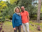 Stena Patern&ograve; del Toscano und Karl Ploberger im Parco Patern&ograve; del Toscano in Sizilien.