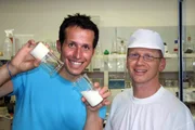 Willi und der Joghurtexperte Christian Neumeier
