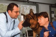 "Kommissar Rex", "Gefährlicher Auftrag." Kommissar Brandtner lässt sich als Häftling getarnt ins Gefängnis einschleusen, um an den Bombenbauer und Erpresser Zach heranzukommen. Zach hat in einer Wohnhausanlage eine Bombe versteckt, die jederzeit losgehen kann. Brandtner inszeniert einen Ausbruch, damit ihn Zach zu Bombe führt. Ein Wettlauf mit der Zeit beginnt. Im Bild (v.li.): Wolf Bachofner (Peter Höllerer), Heinz Weixelbraun (Christian Böck). "Kommissar Rex", "Gefährlicher Auftrag." Kommissar Brandtner lässt sich als Häftling getarnt ins Gefängnis einschleusen, um an den Bombenbauer und Erpresser Zach heranzukommen. Zach hat in einer Wohnhausanlage eine Bombe versteckt, die jederzeit losgehen kann. Brandtner inszeniert einen Ausbruch, damit ihn Zach zu Bombe führt. Ein Wettlauf mit der Zeit beginnt. Im Bild (v.li.): Wolf Bachofner (Peter Höllerer), Heinz Weixelbraun (Christian Böck).