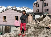 Konkordiah&uuml;tte: Sarah, H&uuml;ttenwartin der gr&ouml;ssten SAC-H&uuml;tte der Schweiz