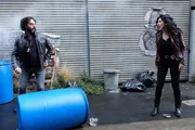 Jason Mantzoukas (Adrian Pimento), Stephanie Beatriz (Rosa Diaz). Jason Mantzoukas (Adrian Pimento), Stephanie Beatriz (Rosa Diaz).