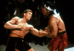 Frank Dux (Jean-Claude Van Damme, l.), Chong Li (Bolo Yeung, r.)