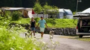 Mit Hunden ins Camperglück. Nadine und Heiko sind frisch verliebt. Beim Campen am Tennsee wird die Beziehung einer ersten Probe unterzogen. Denn Nadine geht oder fährt nirgendwo hin ohne ihre beiden Hunde... Mit Hunden ins Camperglück. Nadine und Heiko sind frisch verliebt. Beim Campen am Tennsee wird die Beziehung einer ersten Probe unterzogen. Denn Nadine geht oder fährt nirgendwo hin ohne ihre beiden Hunde...