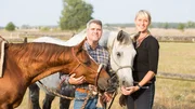 Die Pferdeprofis Katja Schnabel und Bernd Hackl mit Fips und Pille Die Pferdeprofis Katja Schnabel und Bernd Hackl mit Fips und Pille