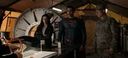 (v.l.n.r.) Lois Lane (Elizabeth Tulloch); Superman (Tyler Hoechlin); General Sam Lane (Dylan Walsh)