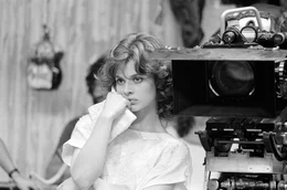 Nastassja Kinski am Filmset von &bdquo;Der Mond in der Gosse&ldquo; (1983) von Jean-Jacques Beineix