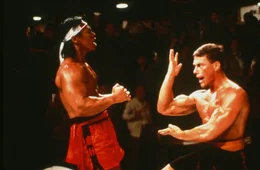 Frank Dux (Jean-Claude Van Damme, r.), Chong Li (Bolo Yeung, l.)