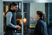 &igrave;Into the Fire&icirc; &ntilde; When a deadly truck heist arms the killers with enough ammonium nitrate to construct a massive bomb, the team discovers a link to a terrorist group Maggie is working to infiltrate. Pictured (L-R): Zeeko Zaki as Special Agent Omar Adom 'OA' Zidan and Missy Peregrym as Special Agent Maggie Bell.