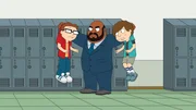 L-R: Steve Smith, Principal Lewis, Snot