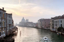 Blick auf den Canale Grande in Venedig