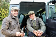 Picture Shows: in estate staff uniform at Ashford Castle, Ireland. Giles Coren, Monica Galetti Picture Shows: in estate staff uniform at Ashford Castle, Ireland. Giles Coren, Monica Galetti