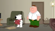 Brian Griffin (l.); Peter Griffin (r.)