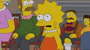 W&auml;hrend Homer pl&ouml;tzlich sehr kritisch auf sein Leben blickt, setzt Lisa (M.) an der Springfield Elementary einen neuen Ehrenkodex durch ...