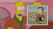 Homer (l.) ist frustriert &uuml;ber die Erkenntnis, dass man nur einmal lebt, und blickt pl&ouml;tzlich sehr kritisch auf sein Leben. Dabei erz&auml;hlt er von seinem Brieffreund aus Kindertagen, von Eduardo (r.) aus Spanien, mit dem er immer seine Kindheitstr&auml;ume per Post ausgetauscht hat ...