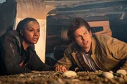 l-r: Maddie (Tika Sumpter),  Tom (James Marsden)