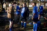 Der Doktor (Matt Smith, li.), Craig (James Corden, Mi.)