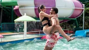 LOVE ISLAND USA -- Episode 706 -- Pictured: (l-r) Huda Mustafa, Jeremiah Brown