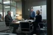 DR. DEATH -- "Feet of Clay" Episode 107 -- Pictured: (l-r) Alec Baldwin as Robert Henderson, Christian Slater as Randall Kirby, AnnaSophia Robb as Michelle Shughart