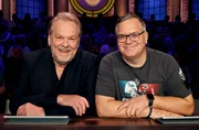 Rateteam-Kapit&auml;n Elton mit Operns&auml;nger Michael Volle (l.).