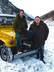 MIKE AND ELVIS POSING WITH BJ40 MIKE AND ELVIS POSING WITH BJ40