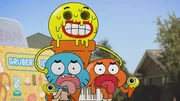 v.li.: Gumball, Sarah, Darwin