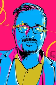 Der Regisseur Alessandro Melazzini im Italo-Disco-Design