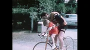 Eddy Merckx mit seiner Tochter. Eddy Merckx mit seiner Tochter.