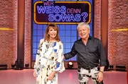 Zu Gast bei "Wer wei&szlig; denn sowas?": Die S&auml;ngerin Ireen Sheer (l.) und der S&auml;nger und Komponist G. G. Anderson (r.).