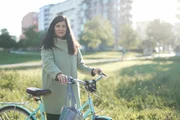 Stadtplanerin Julia Girardi-Hoog im Wiener Neubaugebiet Sonnwendviertel Stadtplanerin Julia Girardi-Hoog im Wiener Neubaugebiet Sonnwendviertel