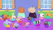 Heute besucht Doktor Hamster (li.mi.) die Spielgruppe, um den Kindern Schmetterlinge zu zeigen. Sie zeigt den Kindern bunte Raupen und sie malen Bilder davon. Eine Raupe schlüpft aus dem Kokon und enthüllt sich als ein wunderschöner Schmetterling. Die Kinder basteln Schmetterlingsflügel und tanzen im Anschluss den Schmetterlingstanz. Heute besucht Doktor Hamster (li.mi.) die Spielgruppe, um den Kindern Schmetterlinge zu zeigen. Sie zeigt den Kindern bunte Raupen und sie malen Bilder davon. Eine Raupe schlüpft aus dem Kokon und enthüllt sich als ein wunderschöner Schmetterling. Die Kinder basteln Schmetterlingsflügel und tanzen im Anschluss den Schmetterlingstanz.