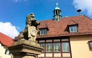 Der Löwe, das Wahrzeichen der Stadt Löwenstein. Der Löwe, das Wahrzeichen der Stadt Löwenstein.