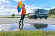 Maike Tschorn in Dänemark. Maike Tschorn in Dänemark.
