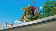 v.li.: Roland, Gigi, Mr. Crocodile