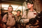 Bill Murray (Dr. Peter Venkman), Harold Ramis (Dr. Egon Spengler), Dan Aykroyd (Dr. Raymond Stantz).